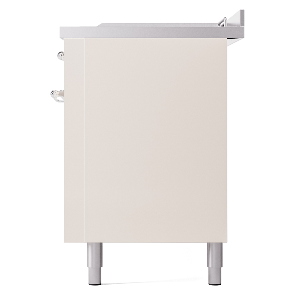 ILVE UP60FSNMPAWC Nostalgie II 60" Dual Fuel Range, right side view