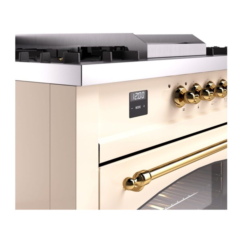ILVE UP60FSNMPAWGLP Nostalgie II 60" Dual Fuel Range, details