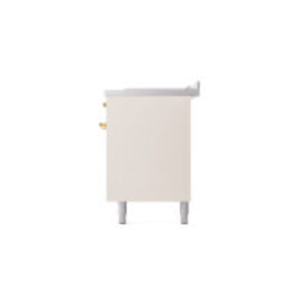 ILVE UP60FSNMPAWGLP Nostalgie II 60" Dual Fuel Range, right side view