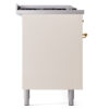 ILVE UP60FSNMPAWG Nostalgie II 60" Dual Fuel Range, left side view