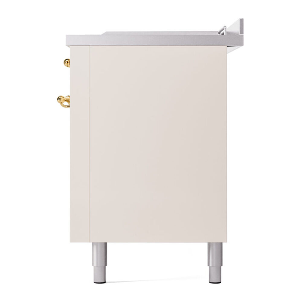 ILVE UP60FSNMPAWG Nostalgie II 60" Dual Fuel Range, right side view