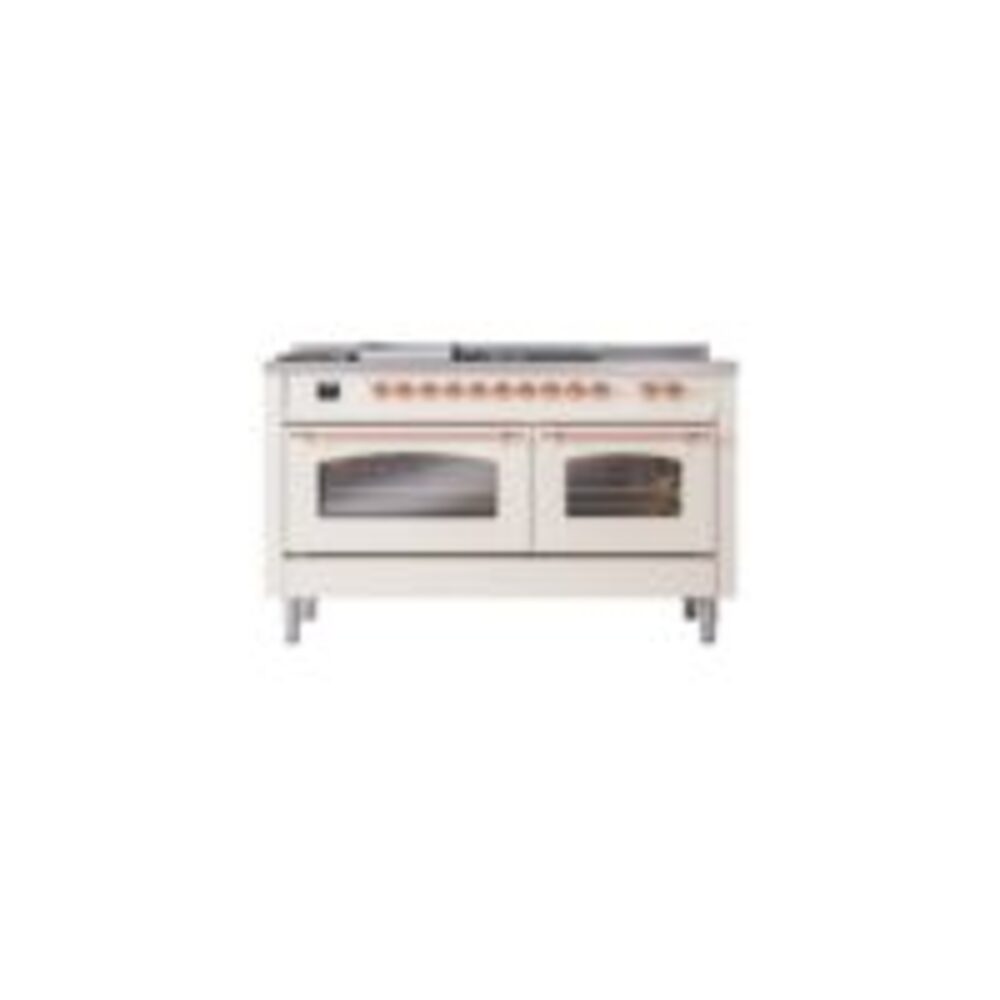 ILVE UP60FSNMPAWPLP Nostalgie II 60" Dual Fuel Range, front view