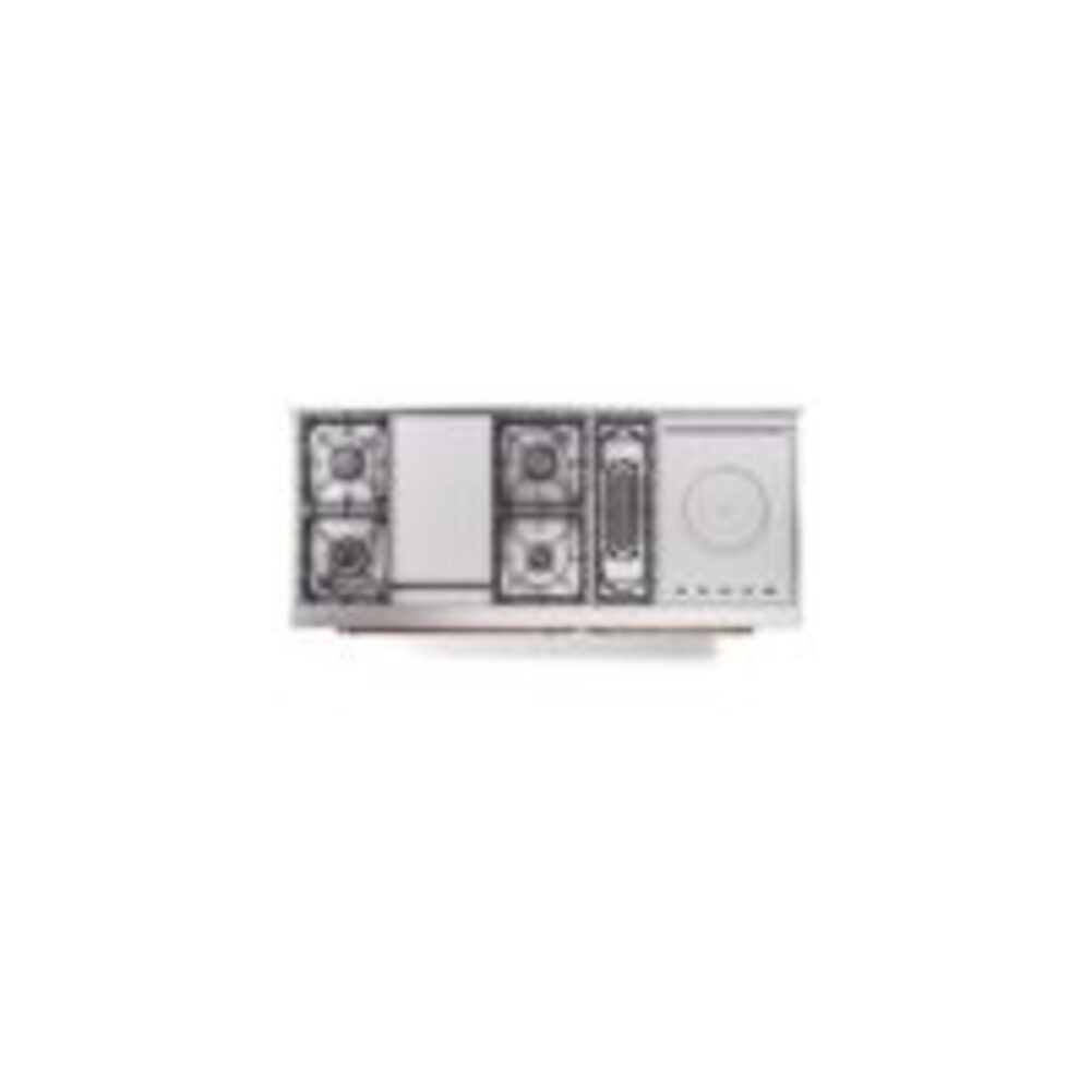 ILVE UP60FSNMPAWPLP Nostalgie II 60" Dual Fuel Range, top view