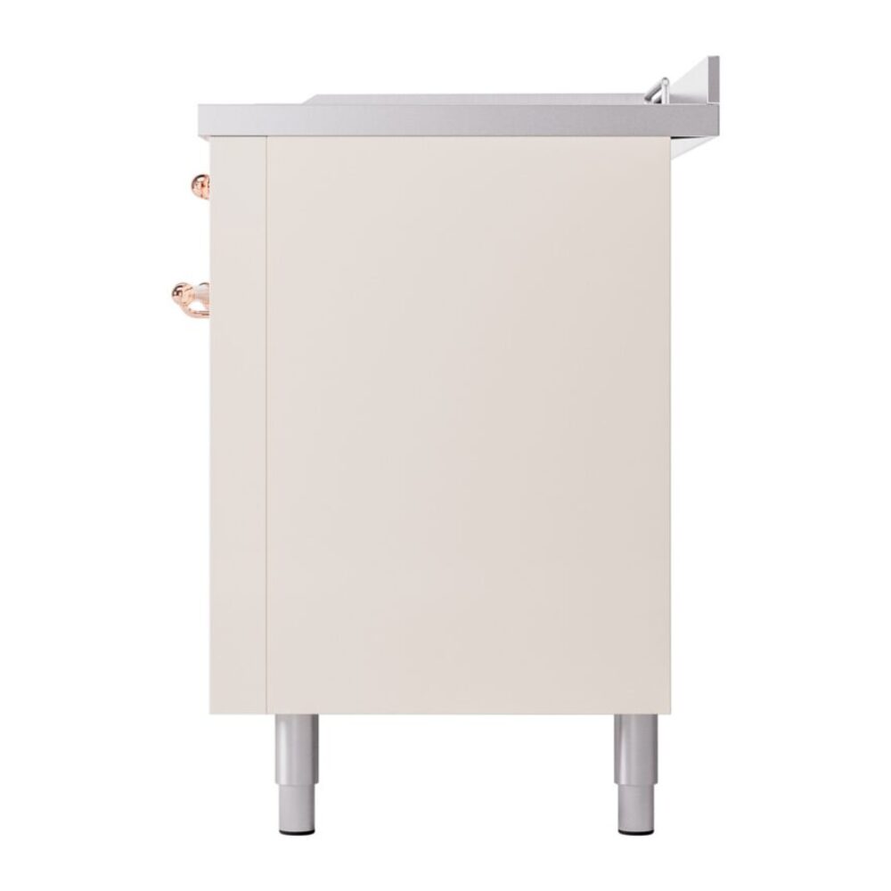 ILVE UP60FSNMPAWPLP Nostalgie II 60" Dual Fuel Range, right side view