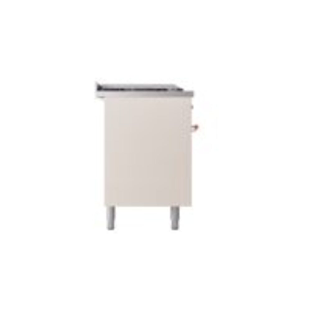 ILVE UP60FSNMPAWP Nostalgie II 60" Dual Fuel Range, left side view