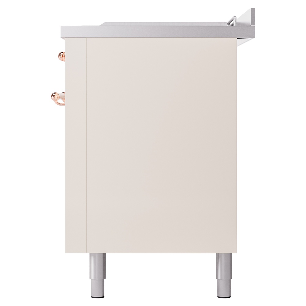 ILVE UP60FSNMPAWP Nostalgie II 60" Dual Fuel Range, right side view