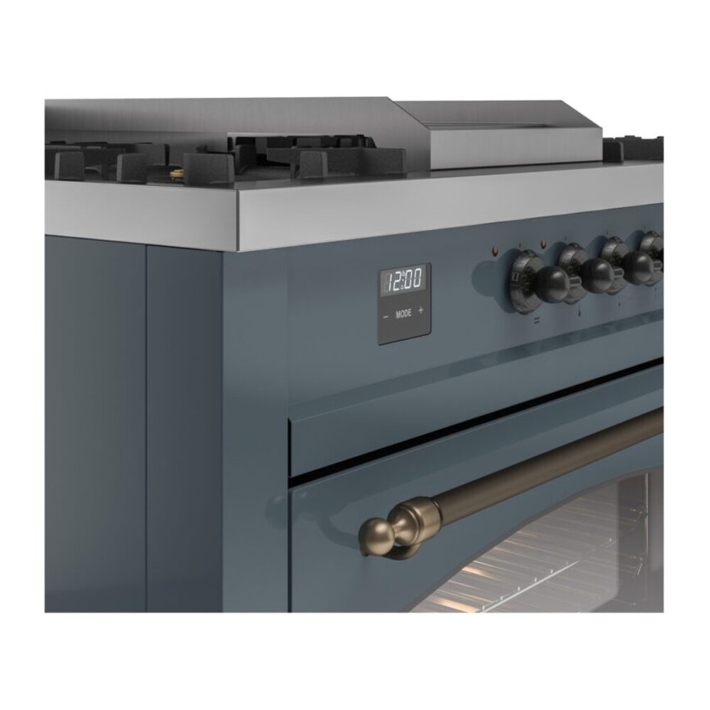 ILVE UP60FSNMPBGBLP Nostalgie II 60" Dual Fuel Range, details