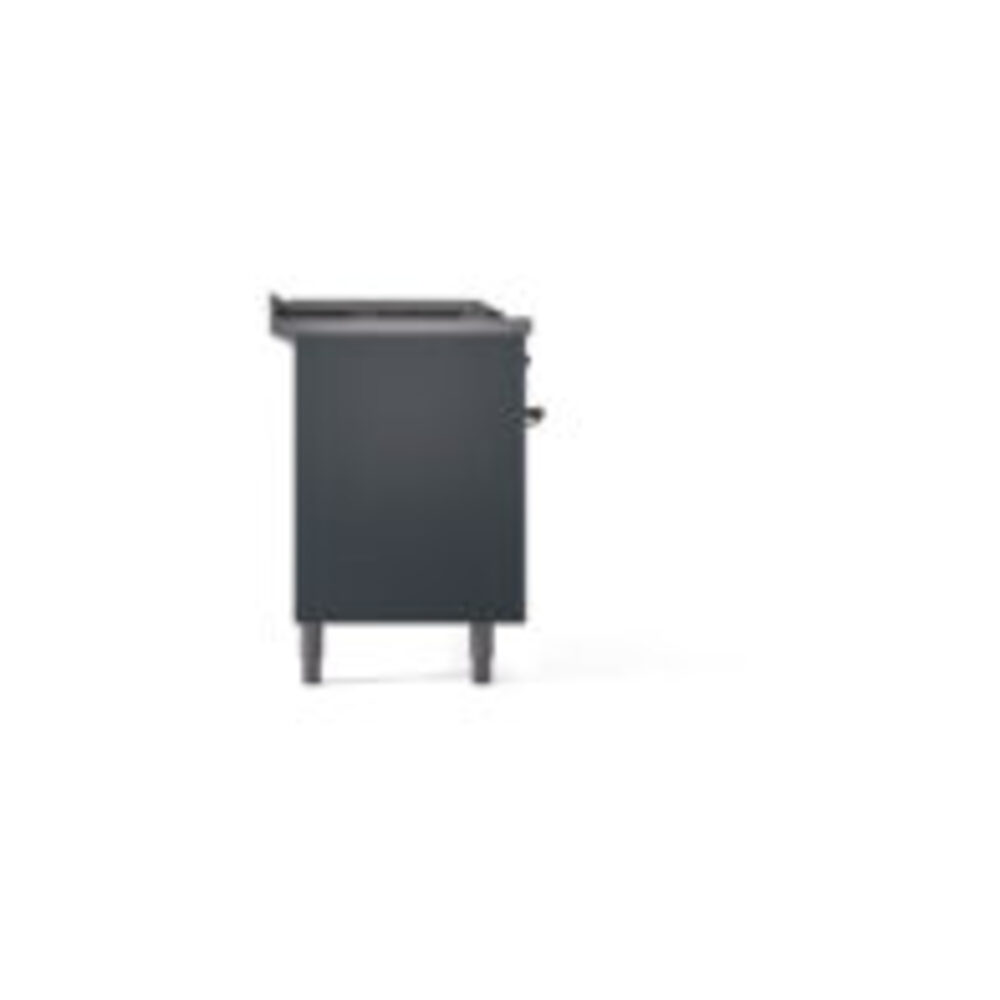 ILVE UP60FSNMPBGB Nostalgie II 60" Dual Fuel Range, left side view