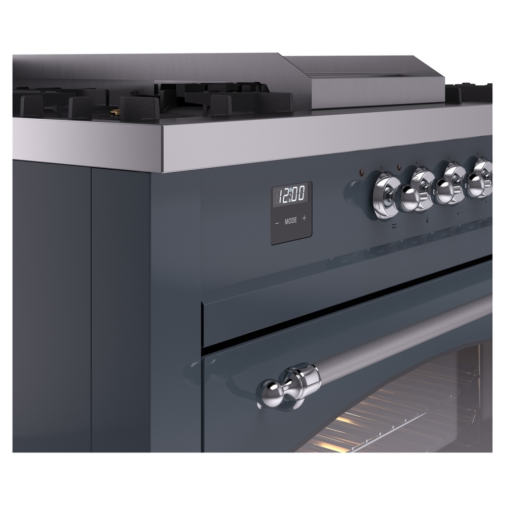 ILVE UP60FSNMPBGCLP Nostalgie II 60" Dual Fuel Range, details