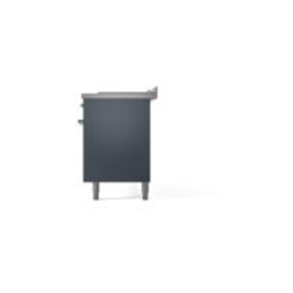 ILVE UP60FSNMPBGCLP Nostalgie II 60" Dual Fuel Range, right side view