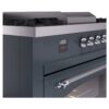 ILVE UP60FSNMPBGC Nostalgie II 60" Dual Fuel Range, details