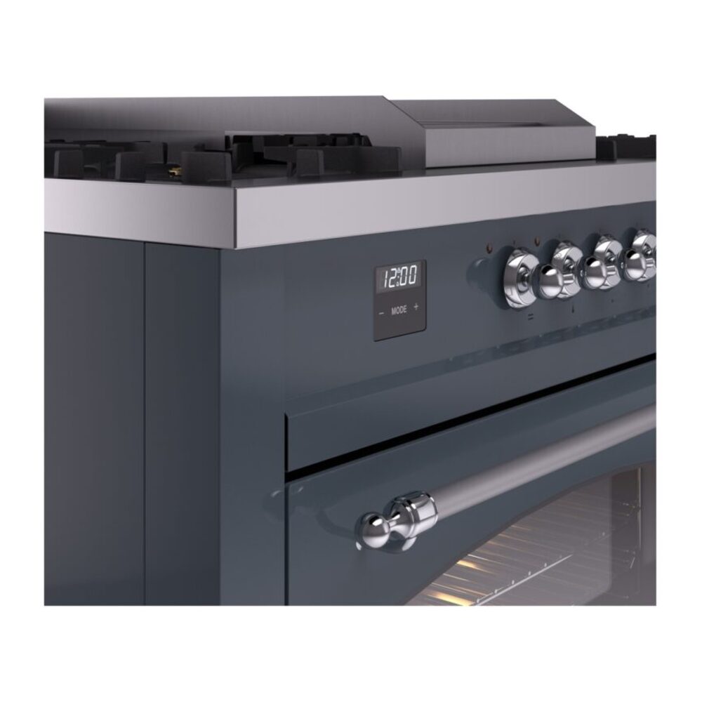 ILVE UP60FSNMPBGC Nostalgie II 60" Dual Fuel Range, details