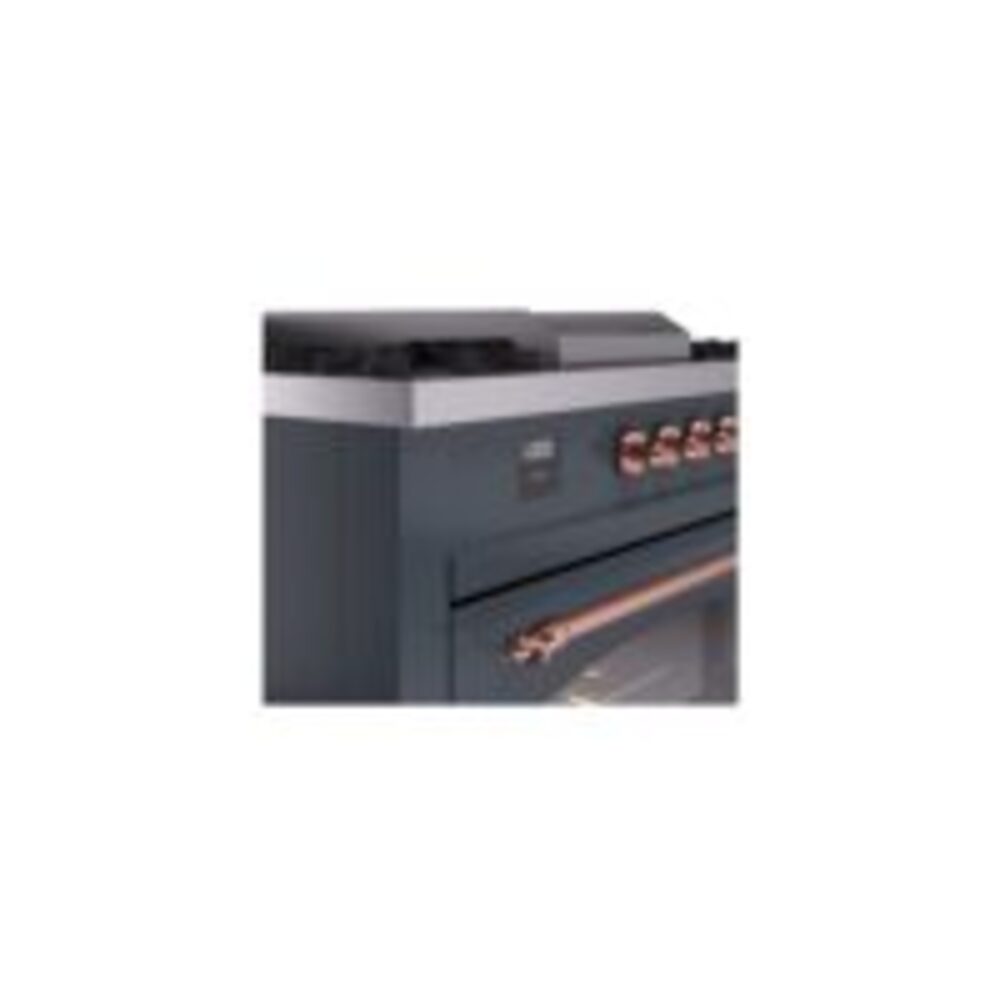 ILVE UP60FSNMPBGPLP Nostalgie II 60" Dual Fuel Range, details