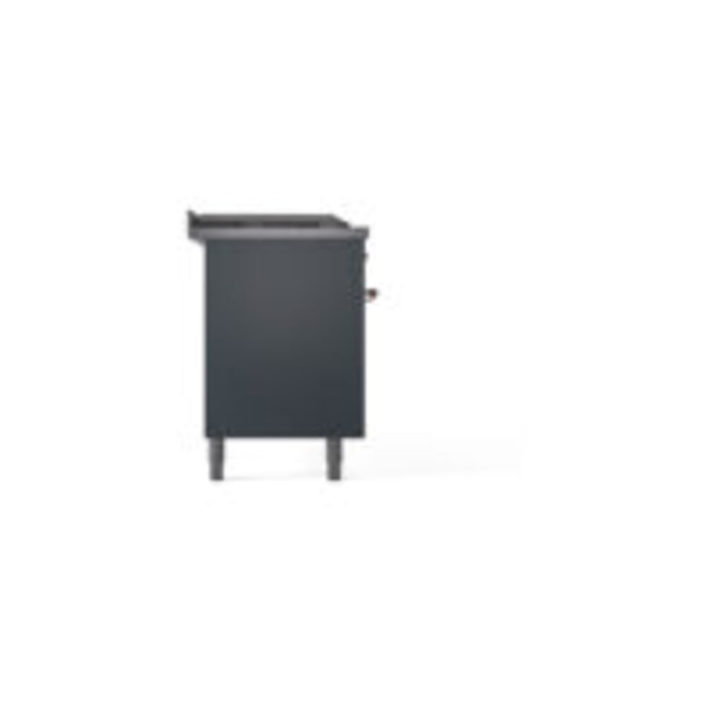 ILVE UP60FSNMPBGPLP Nostalgie II 60" Dual Fuel Range, left side view