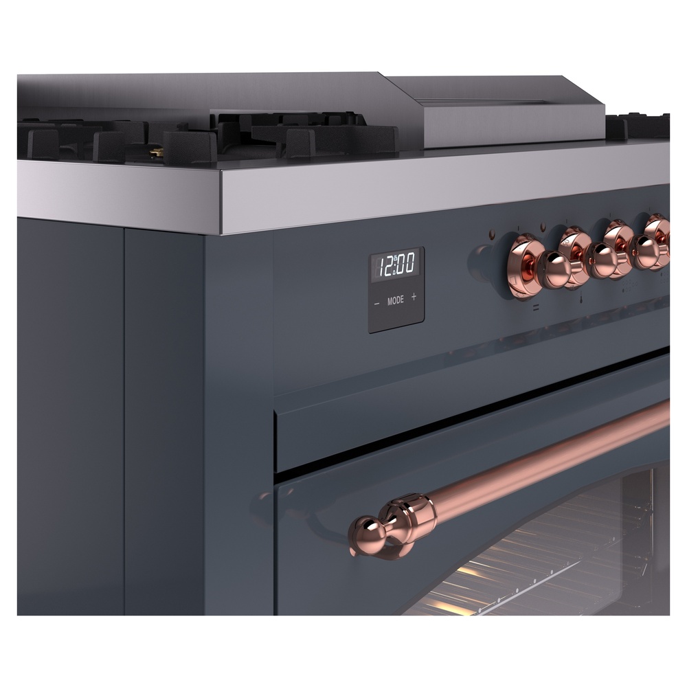 ILVE UP60FSNMPBGP Nostalgie II 60" Dual Fuel Range, details