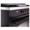 ILVE UP60FSNMPBKB Nostalgie II 60" Dual Fuel Range, details