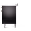 ILVE UP60FSNMPBKB Nostalgie II 60" Dual Fuel Range, right side view