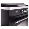 ILVE UP60FSNMPBKC Nostalgie II 60" Dual Fuel Range, details