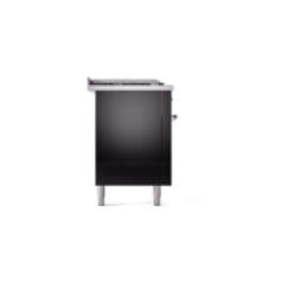 ILVE UP60FSNMPBKC Nostalgie II 60" Dual Fuel Range, left side view