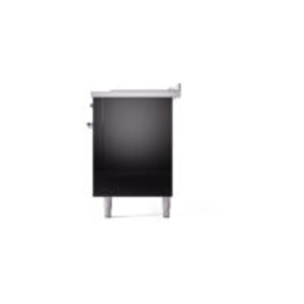 ILVE UP60FSNMPBKC Nostalgie II 60" Dual Fuel Range, right side view