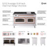 ILVE UP60F Nostalgie II 60 inch Dual Fuel Range