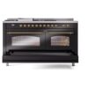 ILVE UP60FSNMPBKG Nostalgie II 60" Dual Fuel Range, drawer opened