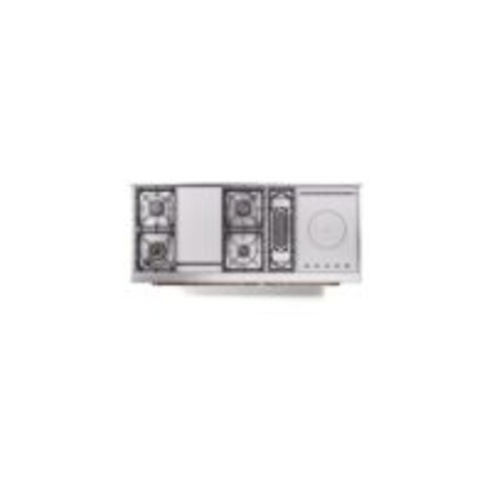 ILVE UP60FSNMPBKP Nostalgie II 60" Dual Fuel Range, top view