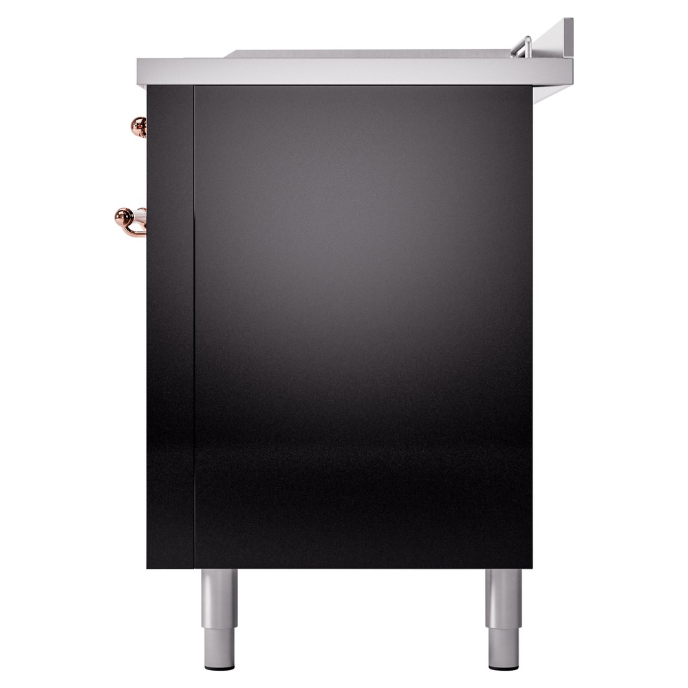 ILVE UP60FSNMPBKP Nostalgie II 60" Dual Fuel Range, right side view