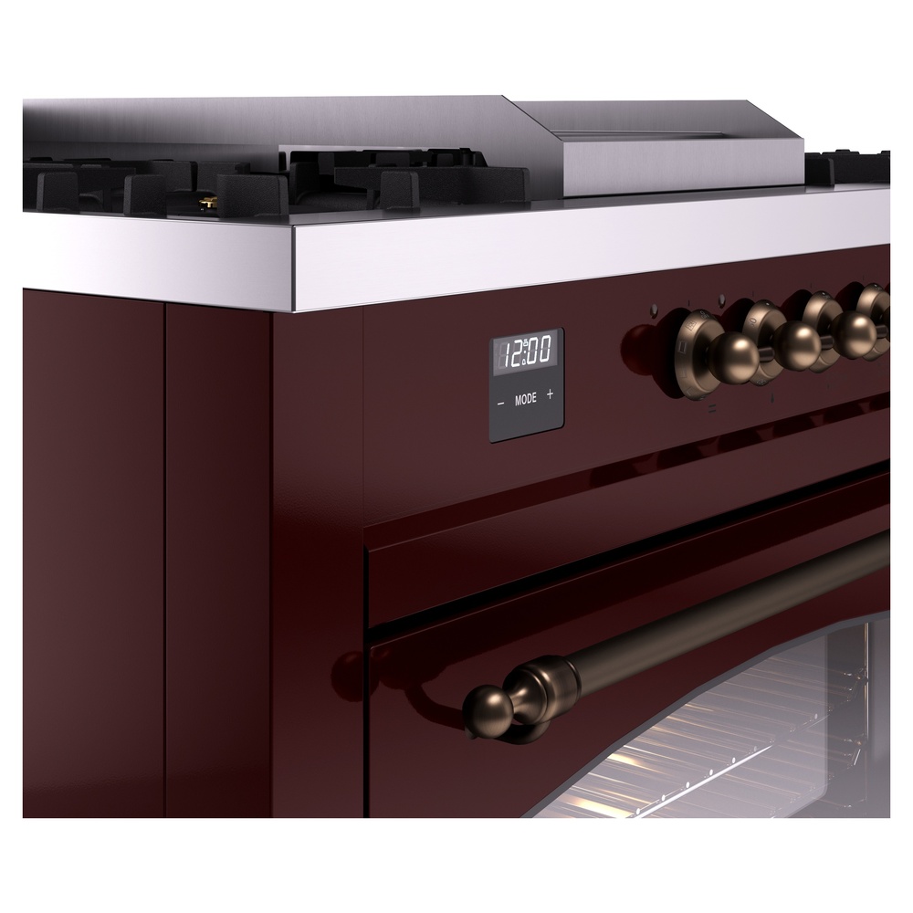 ILVE UP60FSNMPBUBLP Nostalgie II 60" Dual Fuel Range, details