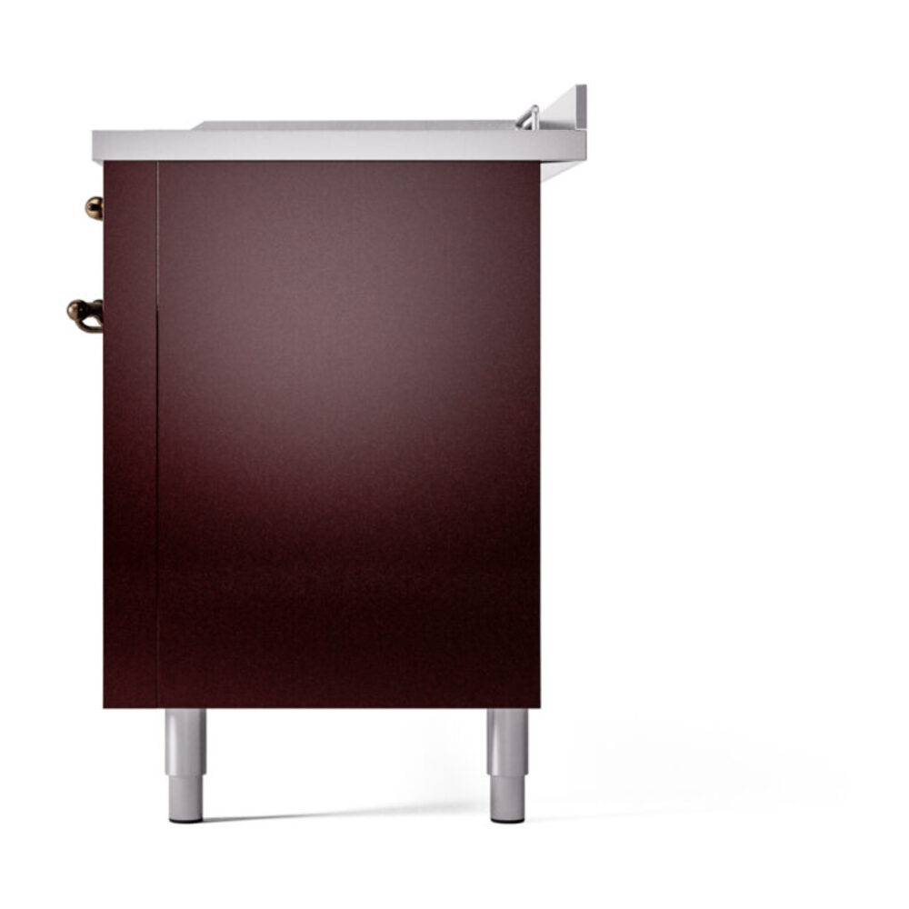 ILVE UP60FSNMPBUBLP Nostalgie II 60" Dual Fuel Range, right side view