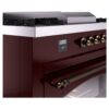 ILVE UP60FSNMPBUB Nostalgie II 60" Dual Fuel Range, details