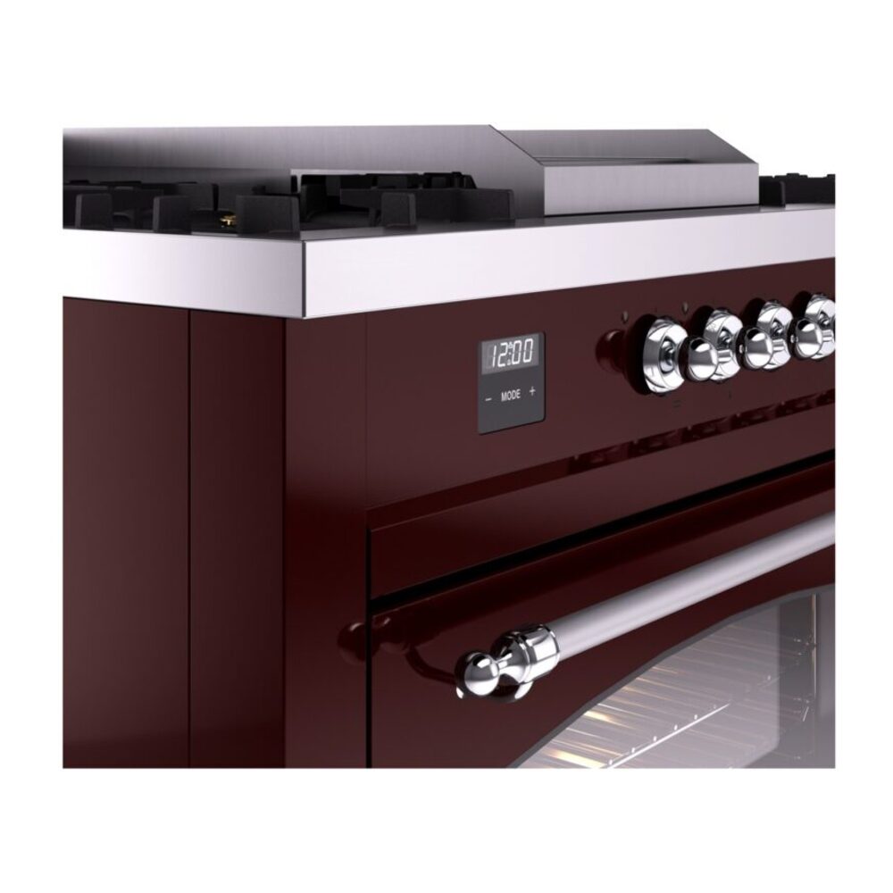 ILVE UP60FSNMPBUCLP Nostalgie II 60" Dual Fuel Range, details