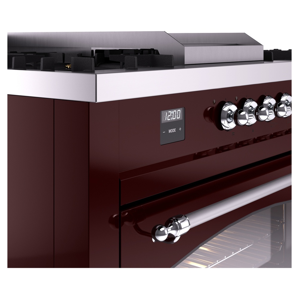 ILVE UP60FSNMPBUCLP Nostalgie II 60" Dual Fuel Range, details