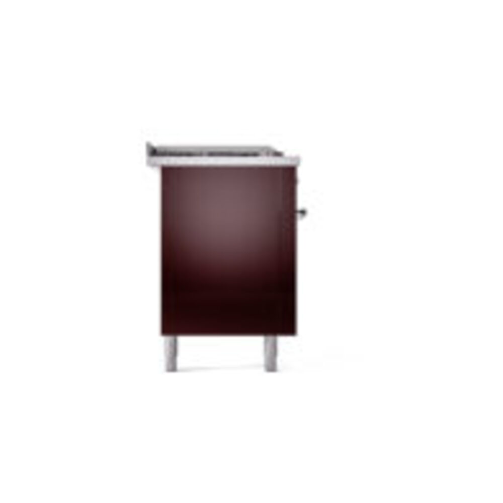 ILVE UP60FSNMPBUCLP Nostalgie II 60" Dual Fuel Range, left side view