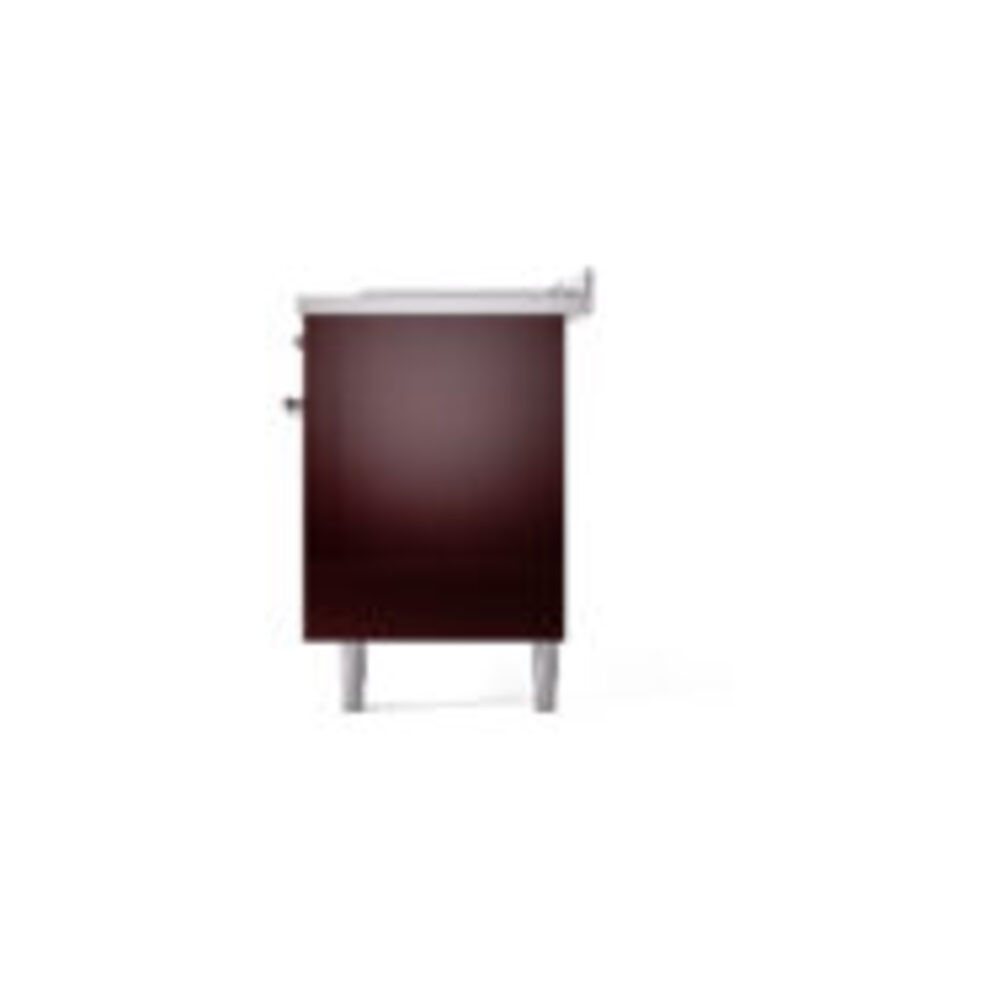 ILVE UP60FSNMPBUCLP Nostalgie II 60" Dual Fuel Range, right side view