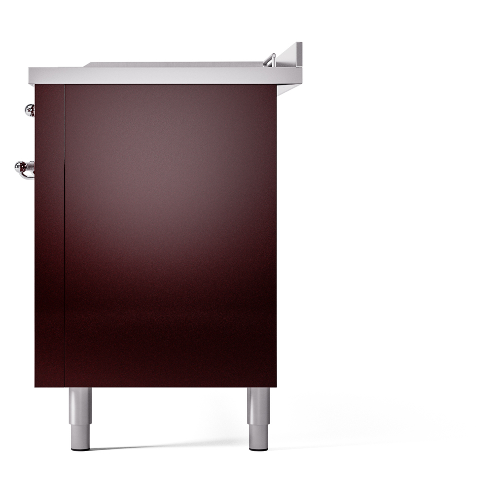 ILVE UP60FSNMPBUCLP Nostalgie II 60" Dual Fuel Range, right side view