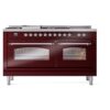 ILVE UP60FSNMPBUC Nostalgie II 60" Dual Fuel Range, front view