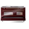 ILVE UP60FSNMPBUGLP Nostalgie II 60" Dual Fuel Range, drawer opened