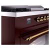 ILVE UP60FSNMPBUGLP Nostalgie II 60" Dual Fuel Range, details