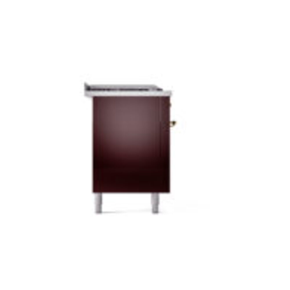 ILVE UP60FSNMPBUGLP Nostalgie II 60" Dual Fuel Range, left side view