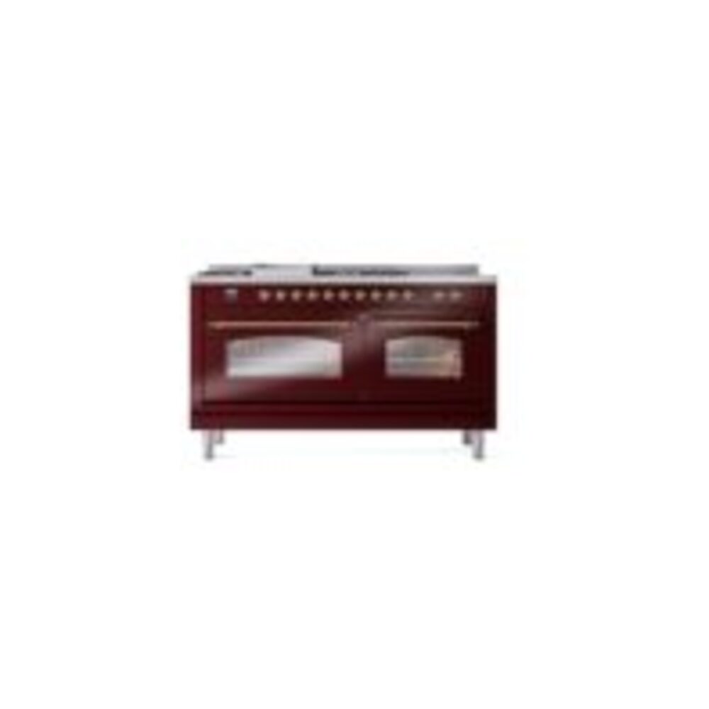 ILVE UP60FSNMPBUG Nostalgie II 60" Dual Fuel Range, front view