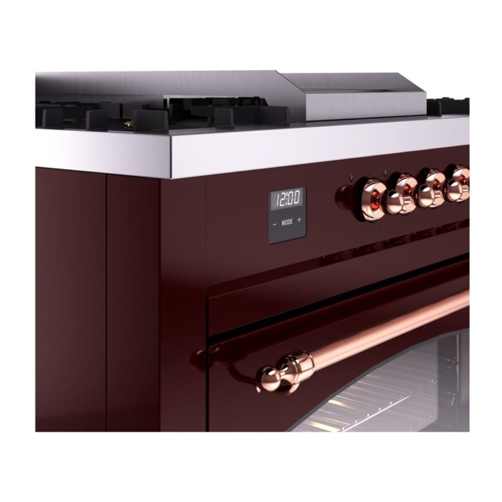 ILVE UP60FSNMPBUPLP Nostalgie II 60" Dual Fuel Range, details