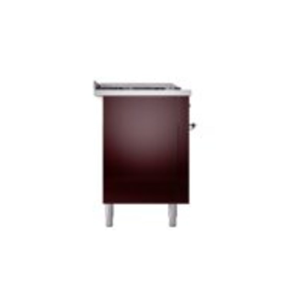 ILVE UP60FSNMPBUPLP Nostalgie II 60" Dual Fuel Range, left side view