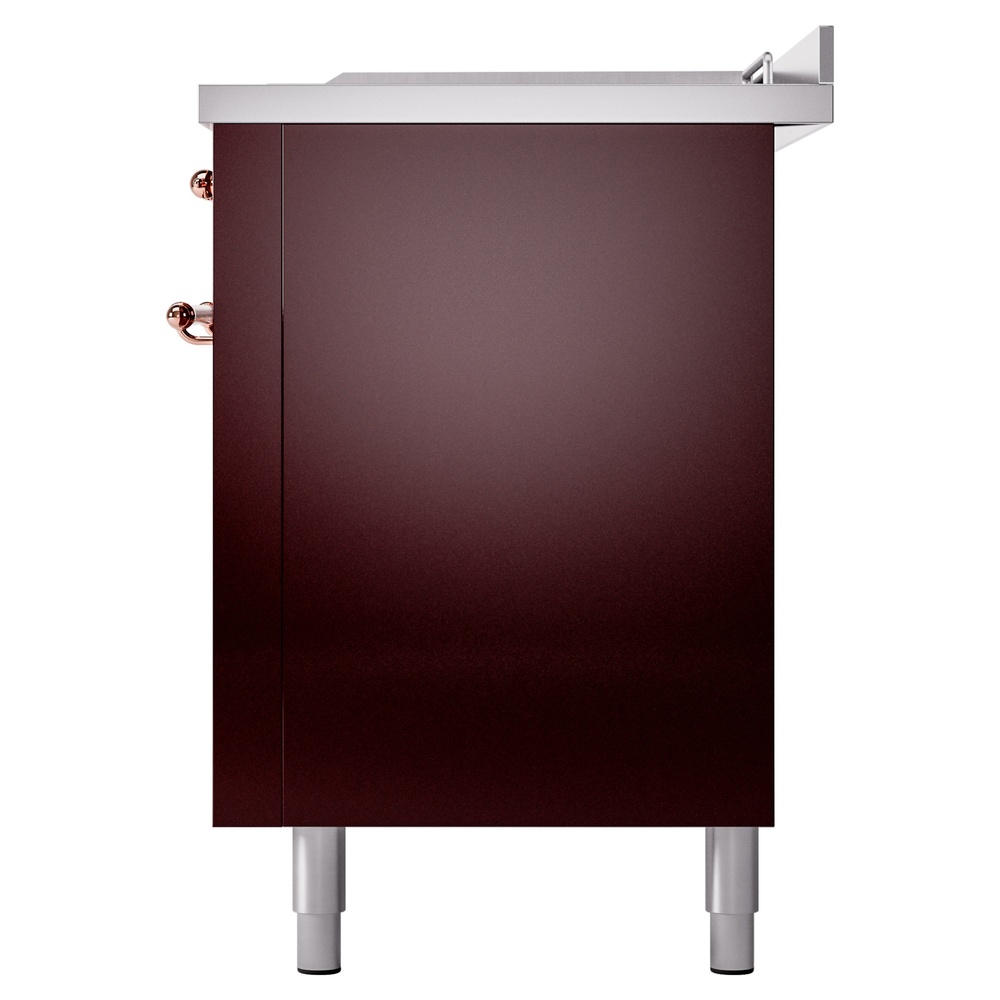 ILVE UP60FSNMPBUPLP Nostalgie II 60" Dual Fuel Range, right side view