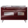 ILVE UP60FSNMPBUP Nostalgie II 60" Dual Fuel Range, front view