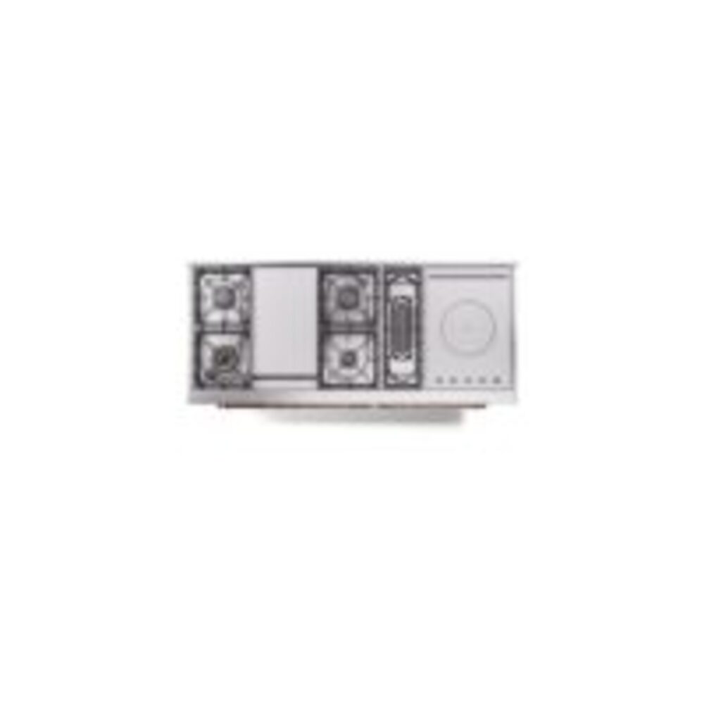 ILVE UP60FSNMPBUP Nostalgie II 60" Dual Fuel Range, top view