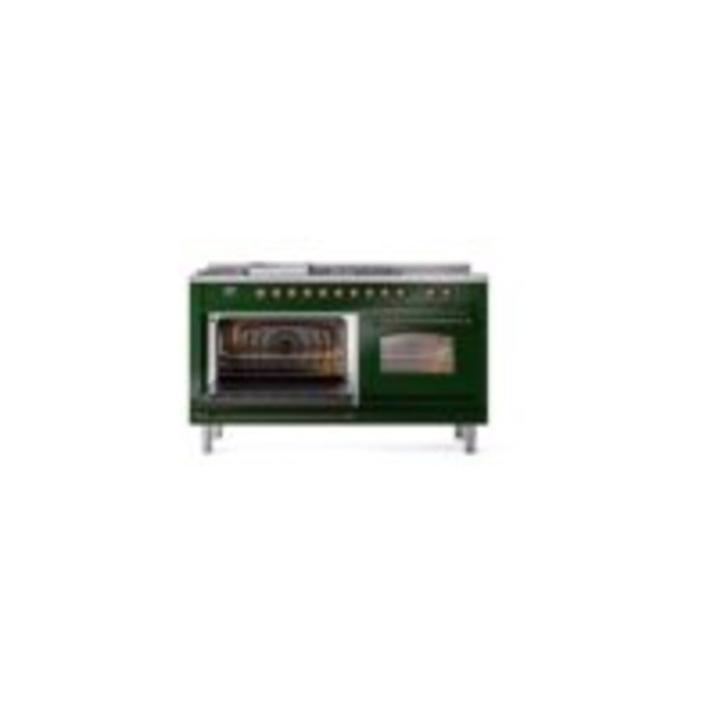 ILVE UP60FSNMPEGBLP Nostalgie II 60" Dual Fuel Range, main oven door opened
