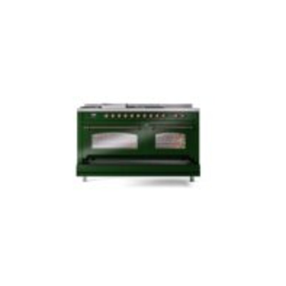 ILVE UP60FSNMPEGBLP Nostalgie II 60" Dual Fuel Range, drawer opened