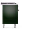 ILVE UP60FSNMPEGBLP Nostalgie II 60" Dual Fuel Range, left side view
