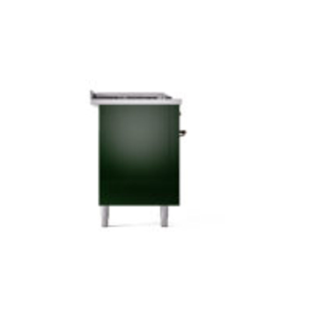 ILVE UP60FSNMPEGB Nostalgie II 60" Dual Fuel Range, left side view